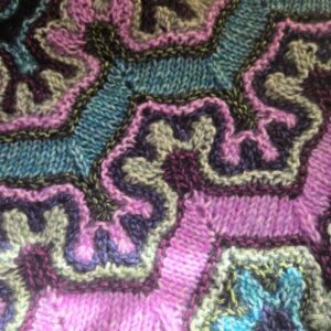 Stacked Stitches with the Fox Paws Shawl