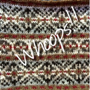 FIXING MISTAKES IN COLORWORK KNITTING